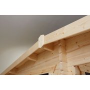12x8 Power Pent Log Cabin | Scandinavian Timber